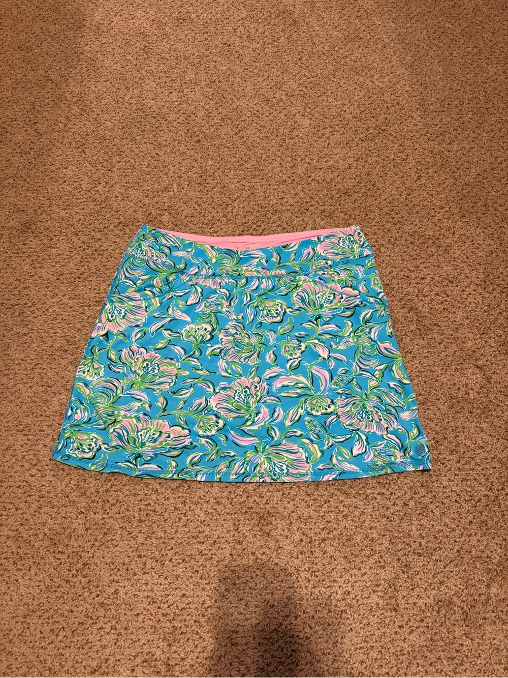 Lilly Pulitzer Luxletic Peony for Your Thoughts Skort